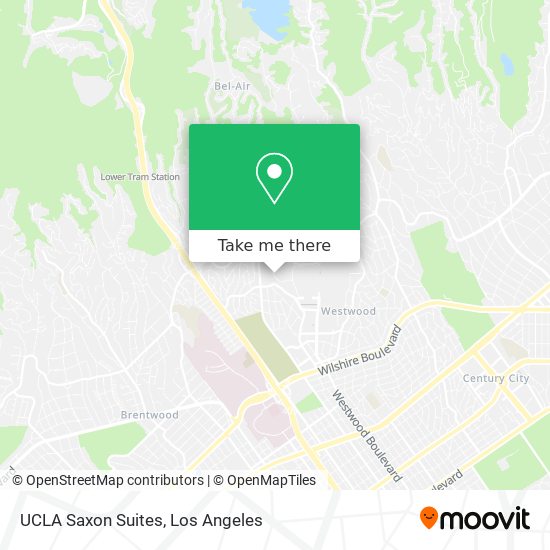 Mapa de UCLA Saxon Suites