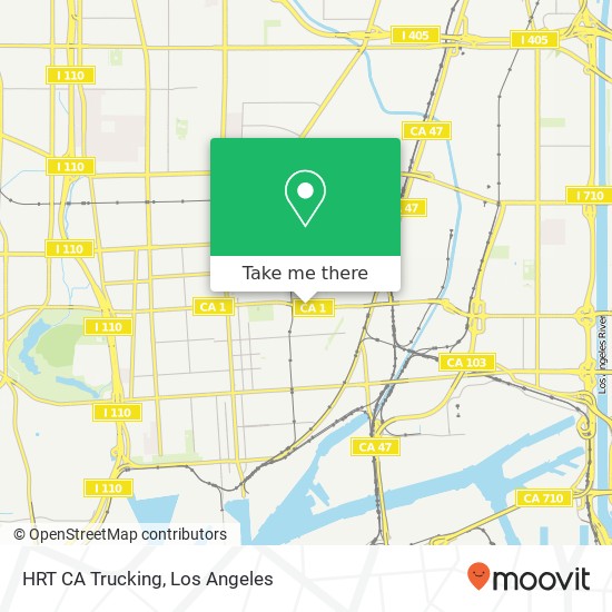 Mapa de HRT CA Trucking