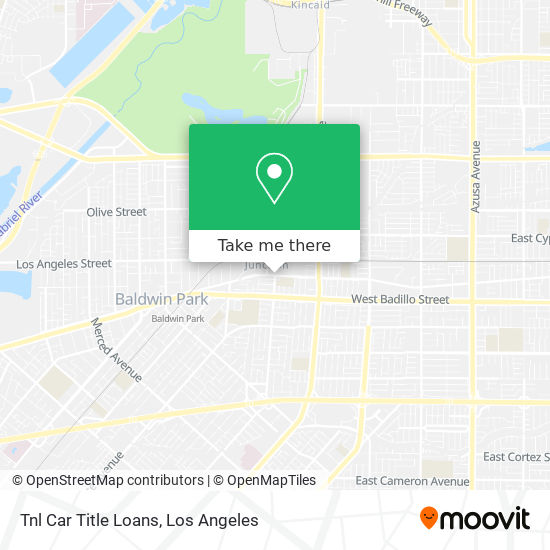 Tnl Car Title Loans map