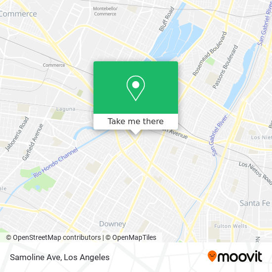 Samoline Ave map