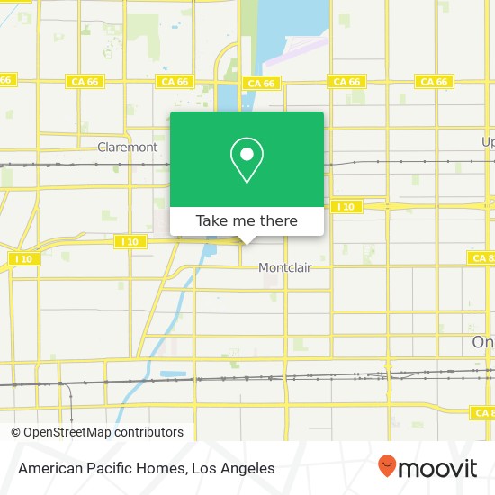 American Pacific Homes map