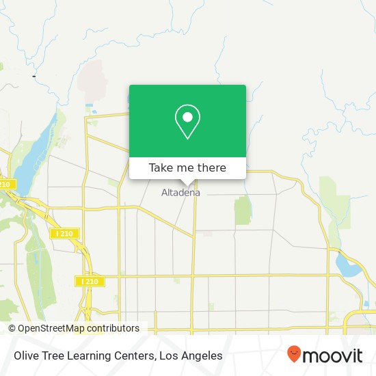 Olive Tree Learning Centers map