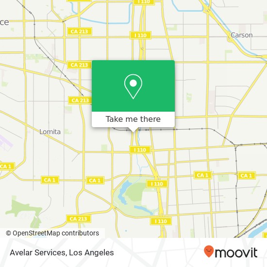 Avelar Services map