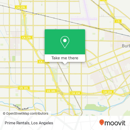 Prime Rentals map