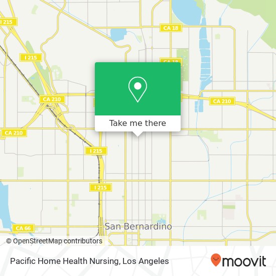 Pacific Home Health Nursing map