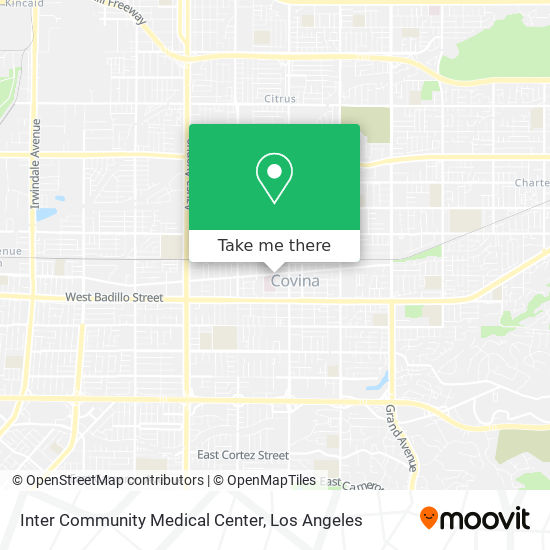 Inter Community Medical Center map