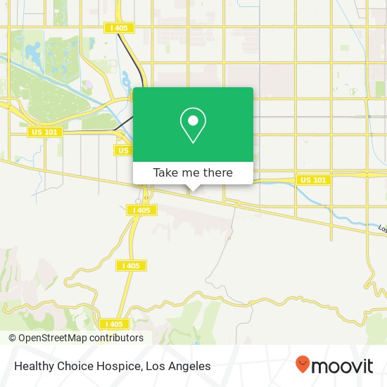 Mapa de Healthy Choice Hospice