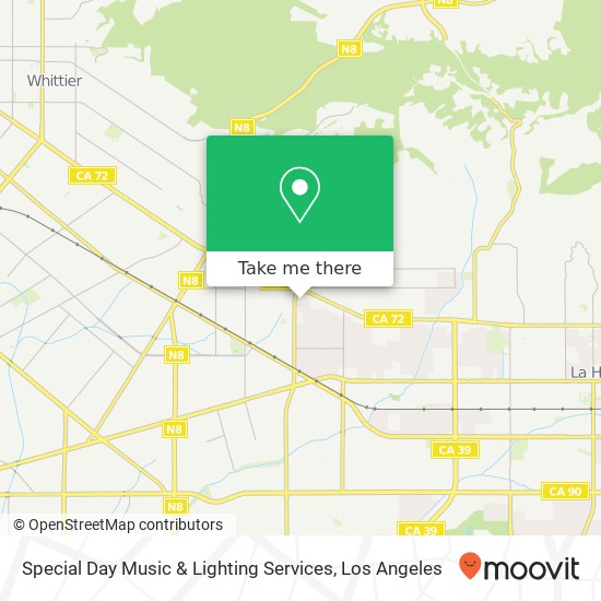 Special Day Music & Lighting Services map