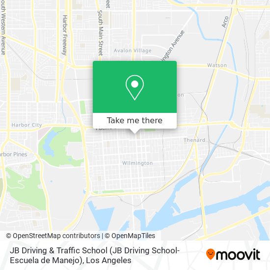 JB Driving & Traffic School (JB Driving School-Escuela de Manejo) map