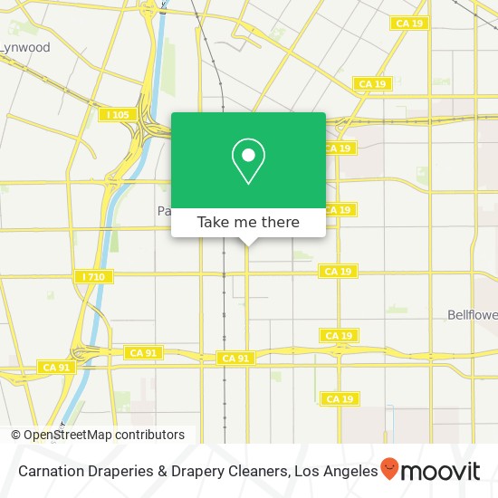 Mapa de Carnation Draperies & Drapery Cleaners
