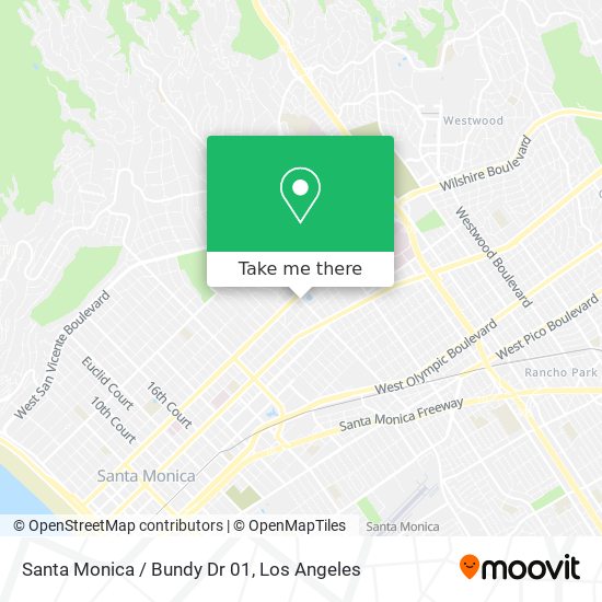 Mapa de Santa Monica / Bundy Dr 01