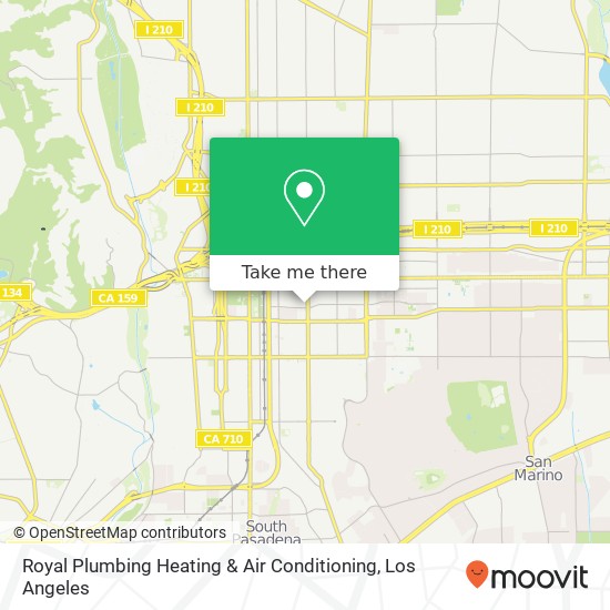 Royal Plumbing Heating & Air Conditioning map