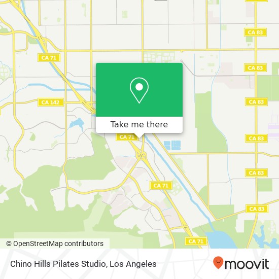 Chino Hills Pilates Studio map