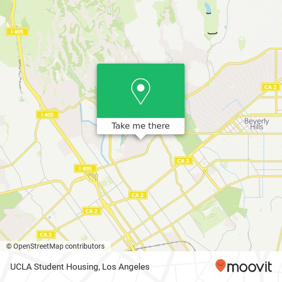 UCLA Student Housing map