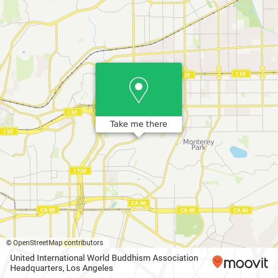 United International World Buddhism Association Headquarters map