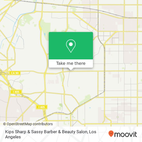 Kips Sharp & Sassy Barber & Beauty Salon map