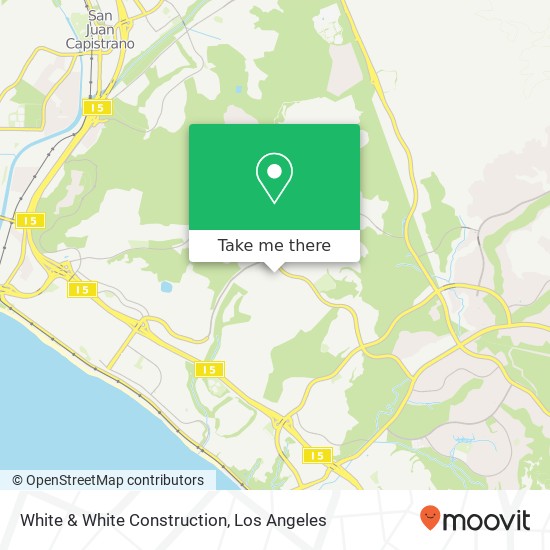 Mapa de White & White Construction