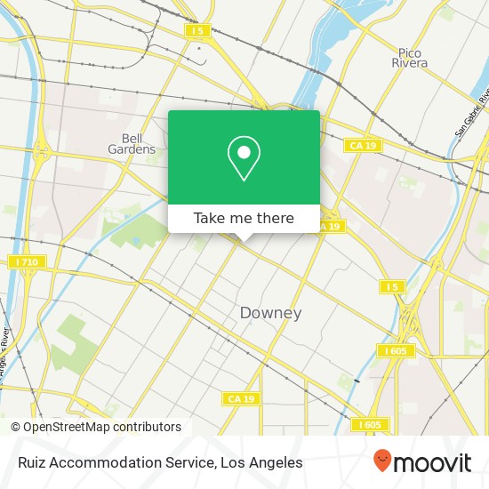 Ruiz Accommodation Service map