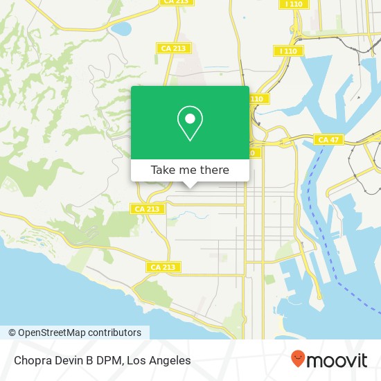 Chopra Devin B DPM map