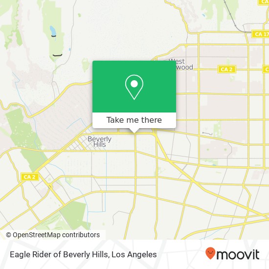 Eagle Rider of Beverly Hills map