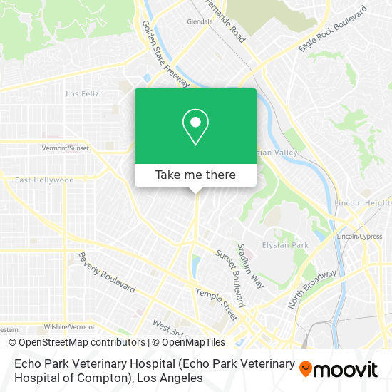Echo Park Veterinary Hospital (Echo Park Veterinary Hospital of Compton) map