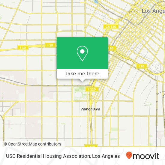 USC Residential Housing Association map