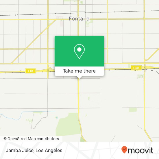 Jamba Juice map