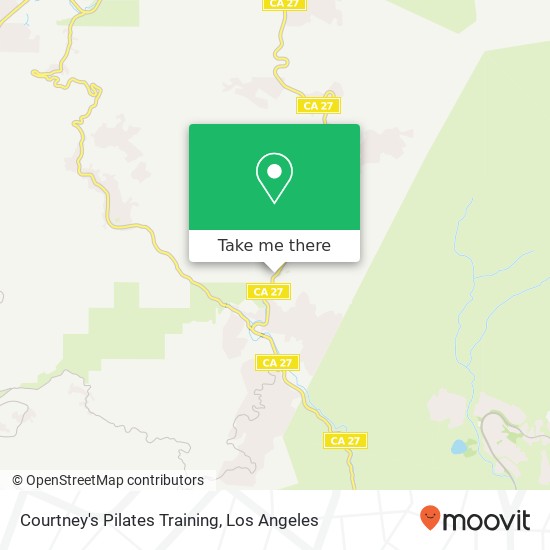 Courtney's Pilates Training map