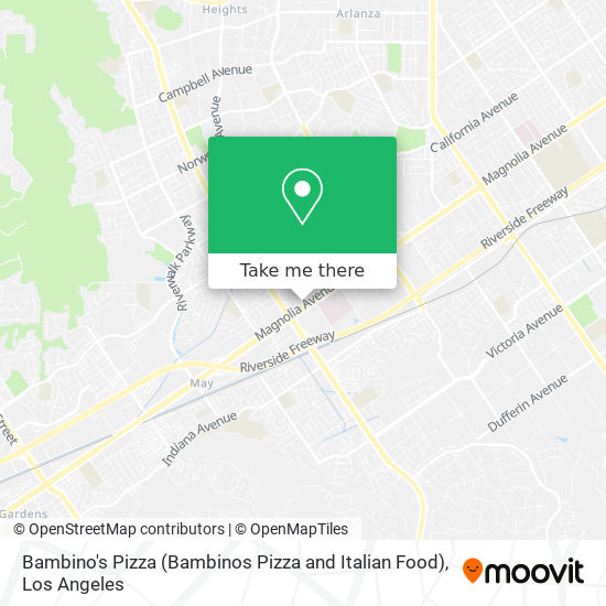 Mapa de Bambino's Pizza (Bambinos Pizza and Italian Food)