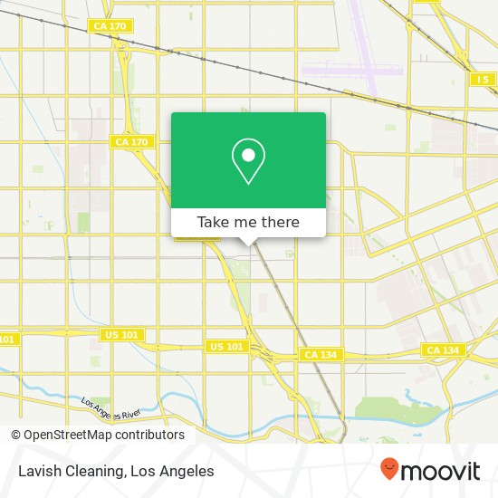 Lavish Cleaning map