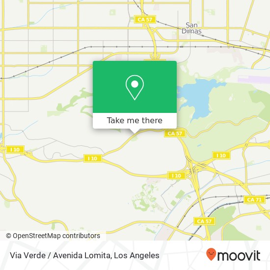 Mapa de Via Verde / Avenida Lomita