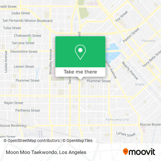 Moon Moo Taekwondo map