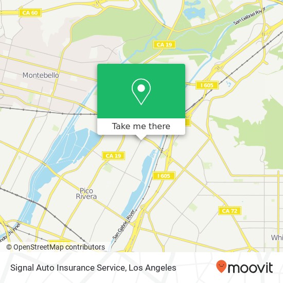 Mapa de Signal Auto Insurance Service