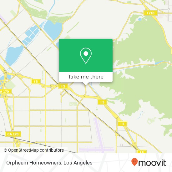 Mapa de Orpheum Homeowners