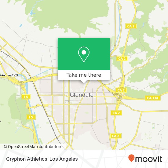 Gryphon Athletics map
