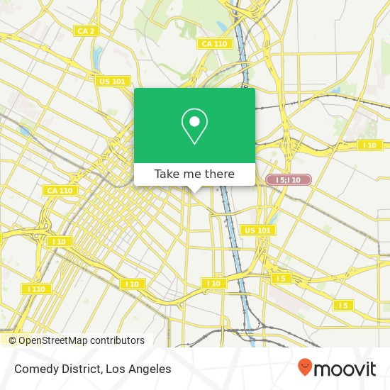 Comedy District map