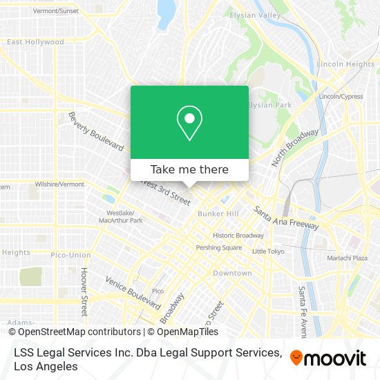 LSS Legal Services Inc. Dba Legal Support Services map