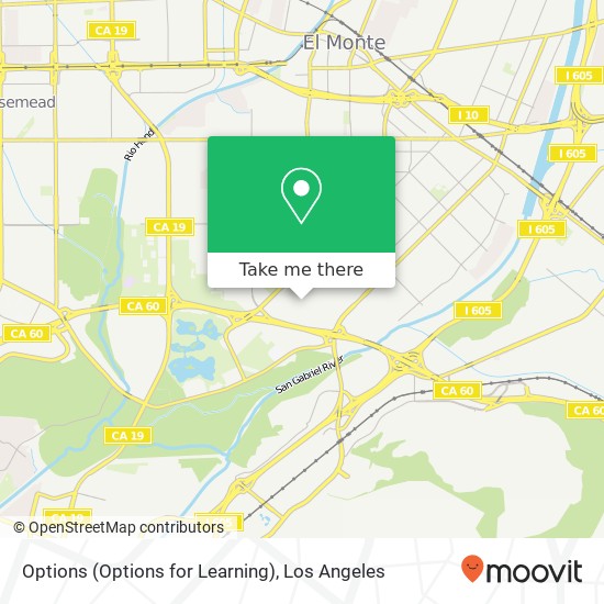 Options (Options for Learning) map