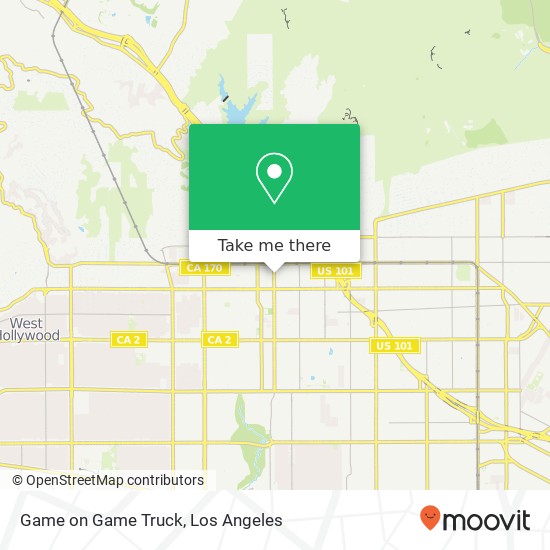 Game on Game Truck map