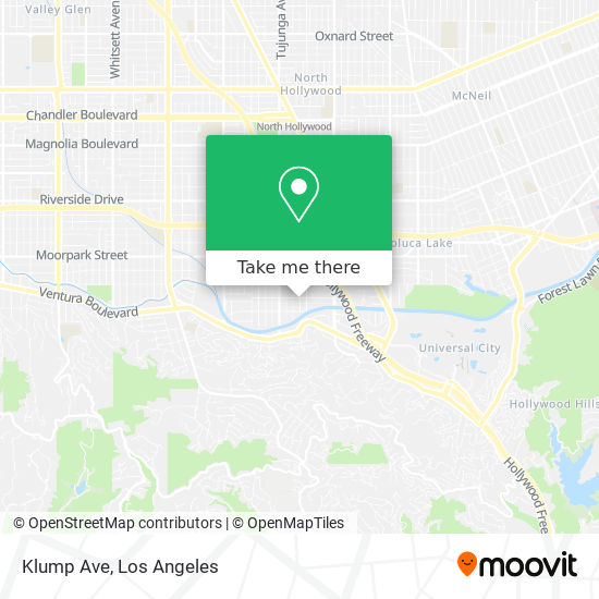 Klump Ave map