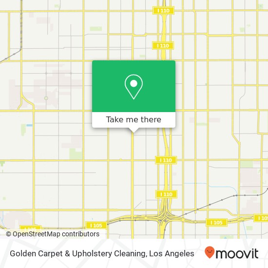 Golden Carpet & Upholstery Cleaning map