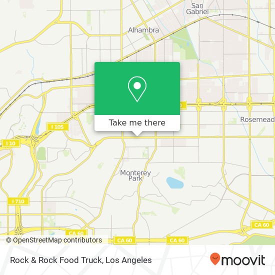 Rock & Rock Food Truck map