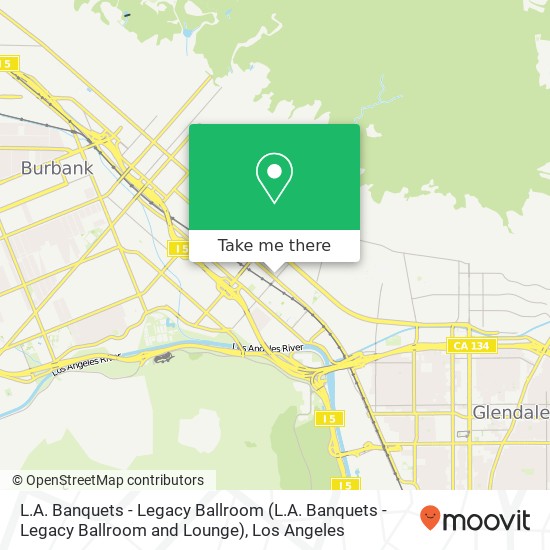 Mapa de L.A. Banquets - Legacy Ballroom (L.A. Banquets - Legacy Ballroom and Lounge)