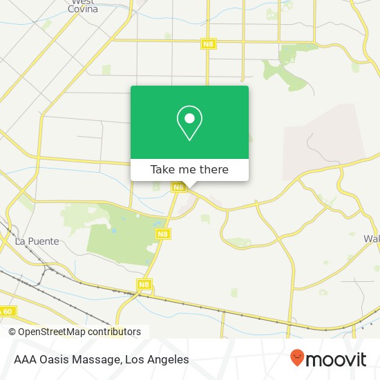 AAA Oasis Massage map