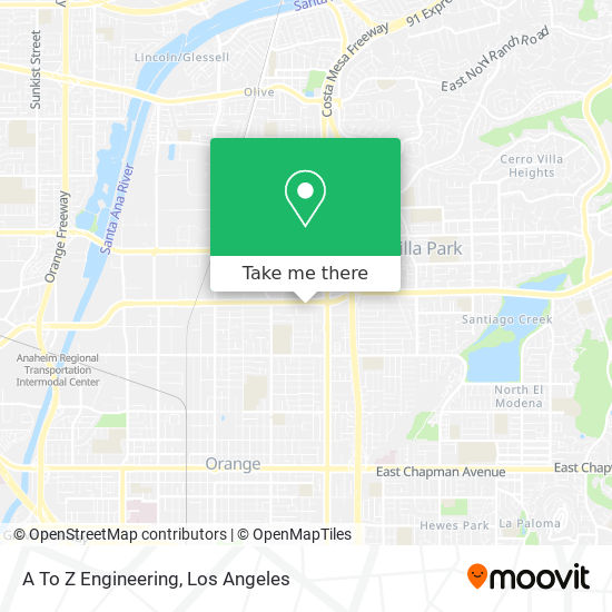 A To Z Engineering map