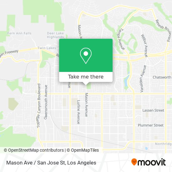 Mason Ave / San Jose St map