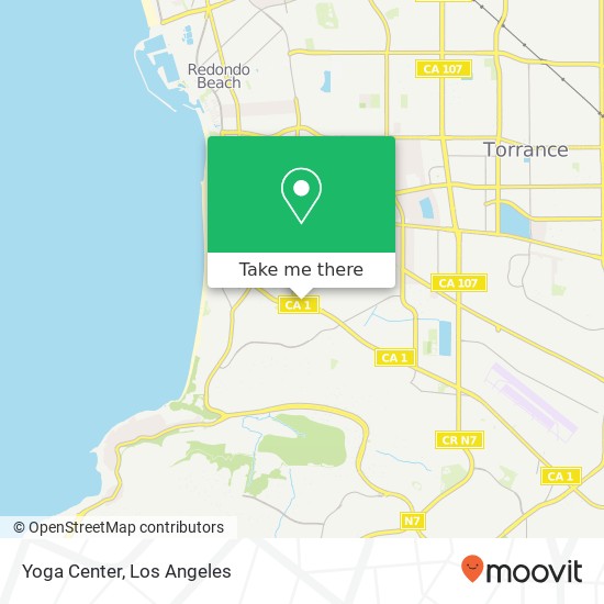 Yoga Center map