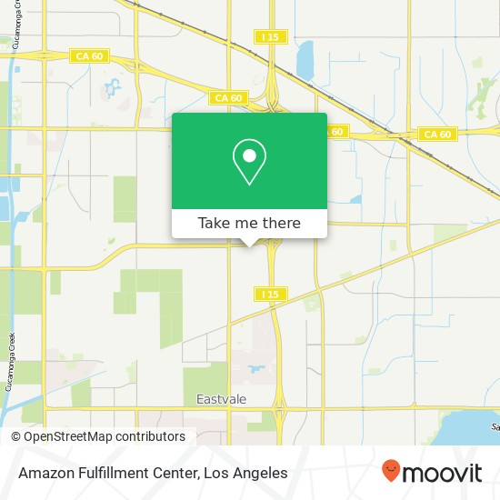 Amazon Fulfillment Center map