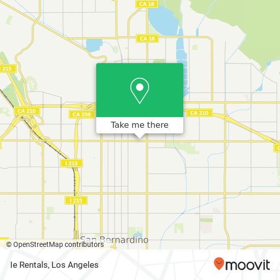 Ie Rentals map