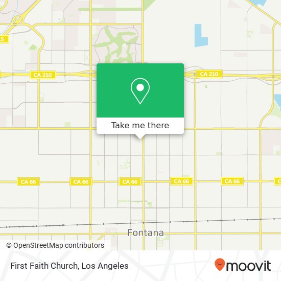 First Faith Church map